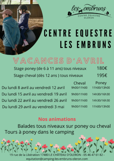 Centre Equestre Les Embruns Oleron